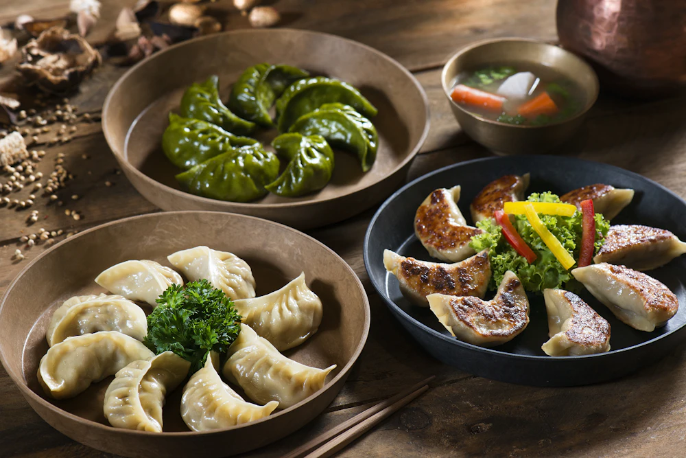 Steamed dumplings